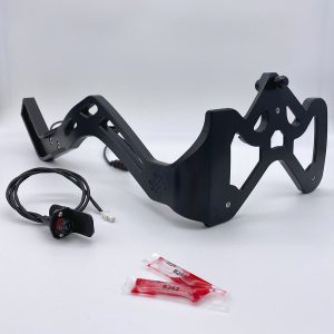 Picture shows number plate mount for triumph motorbikes