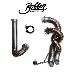 Handcrafted Twisted Exhaust - Bobber