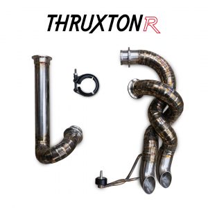 Handcrafted Twisted Exhaust - Thruxton R / RS